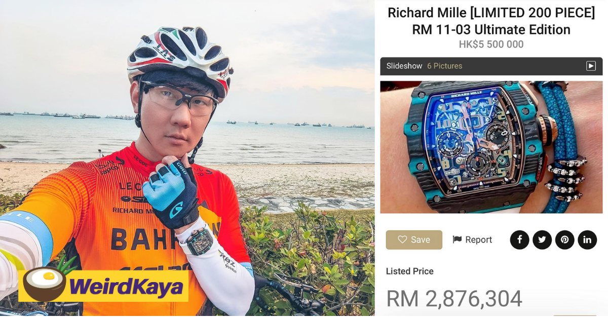 Jj lin spotted wearing rm3mil luxury watch also worn by rosmah | weirdkaya