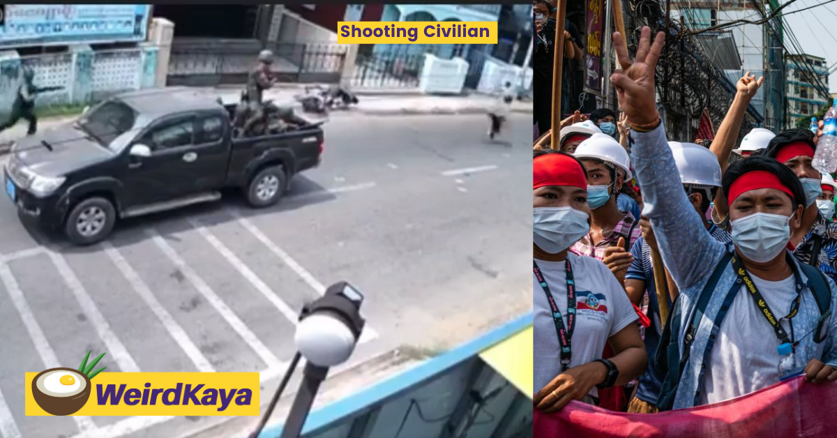 [video] myanmar soldiers caught shooting civilians on camera | weirdkaya
