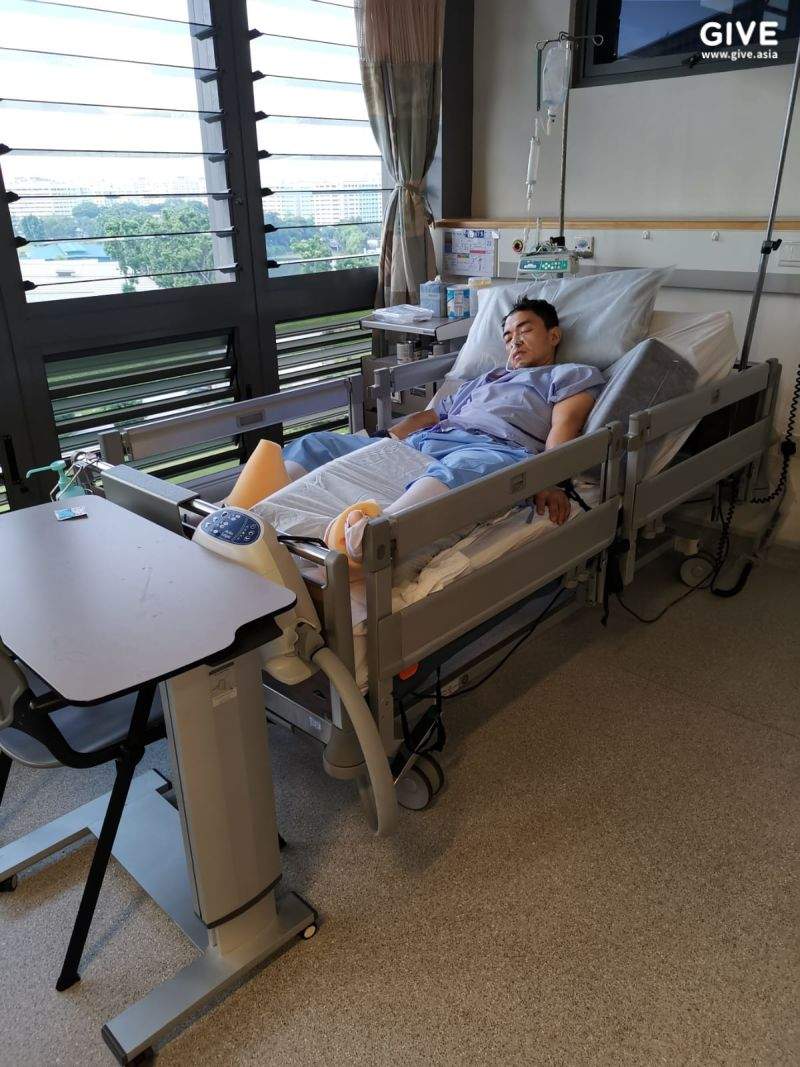 This m'sian is seeking to raise sgd100,000 in surgery costs after suffering a stroke