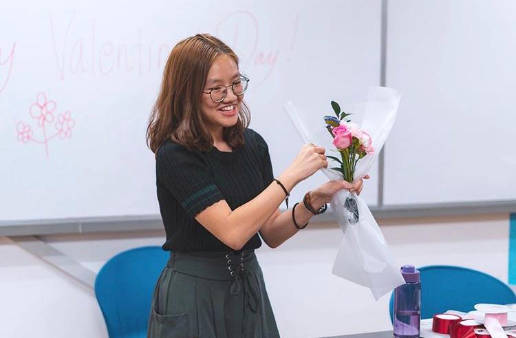 This young woman’s making a mark in the floral industry one bouquet at a time