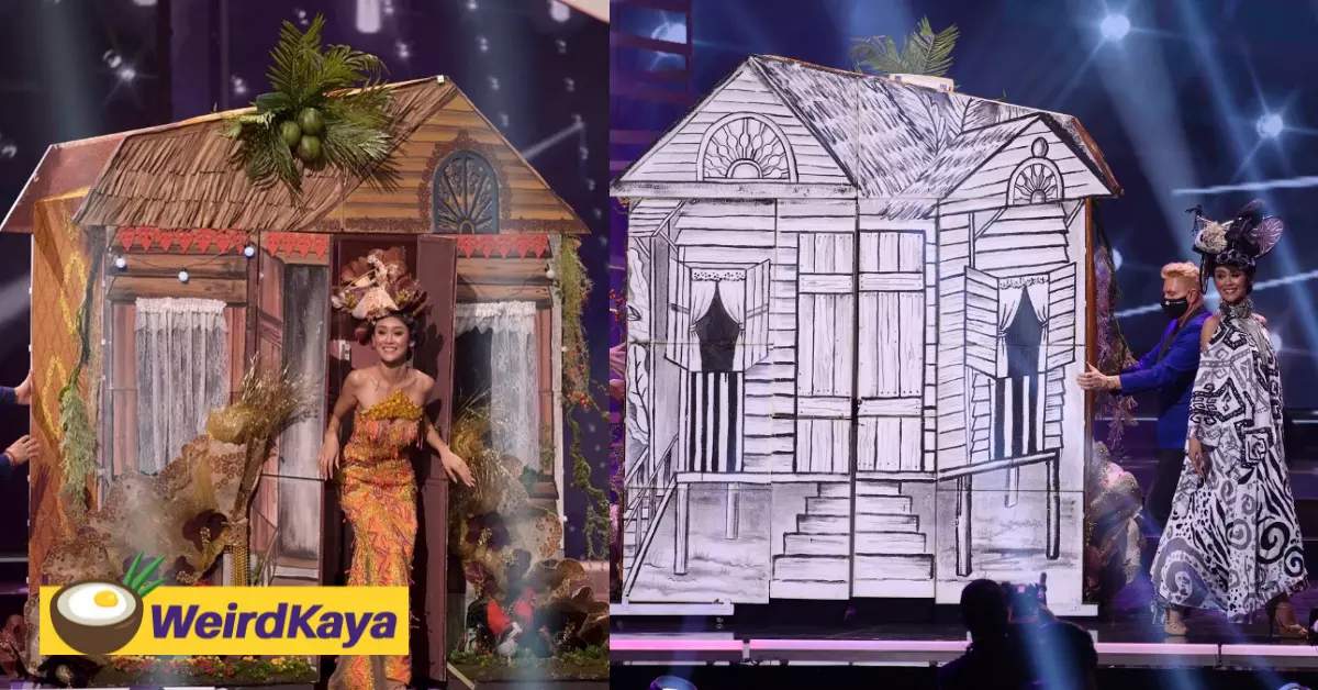 Miss universe msia brings the whole kampung onstage, wins praises online | weirdkaya | weirdkaya