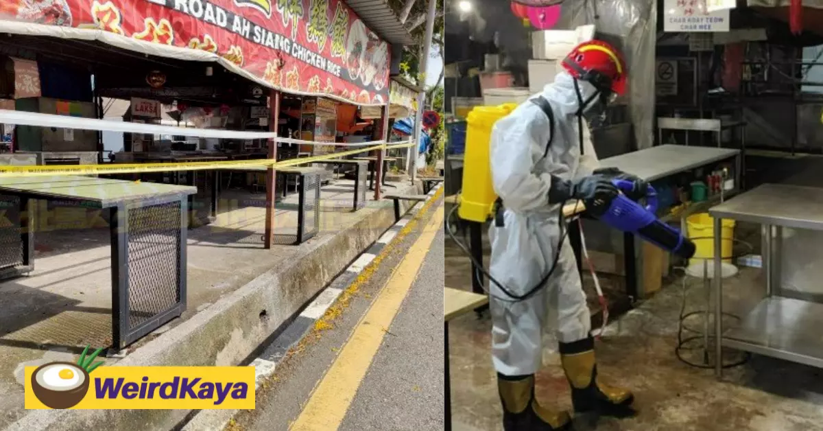 Penang hawker continues to open his stall after being tested positive for covid-19 | weirdkaya