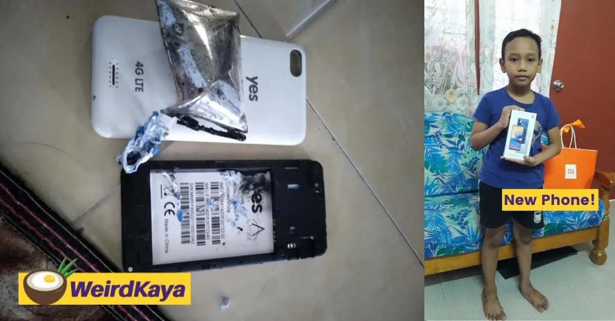 Student receives a new xiaomi note 10 after his previous yes phone went ablaze | weirdkaya