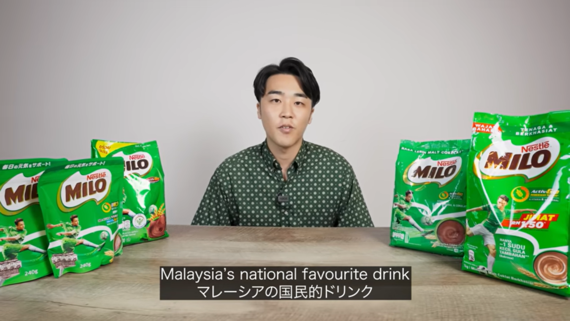 Japanese youtuber tastes milo from four different countries and here's his verdict