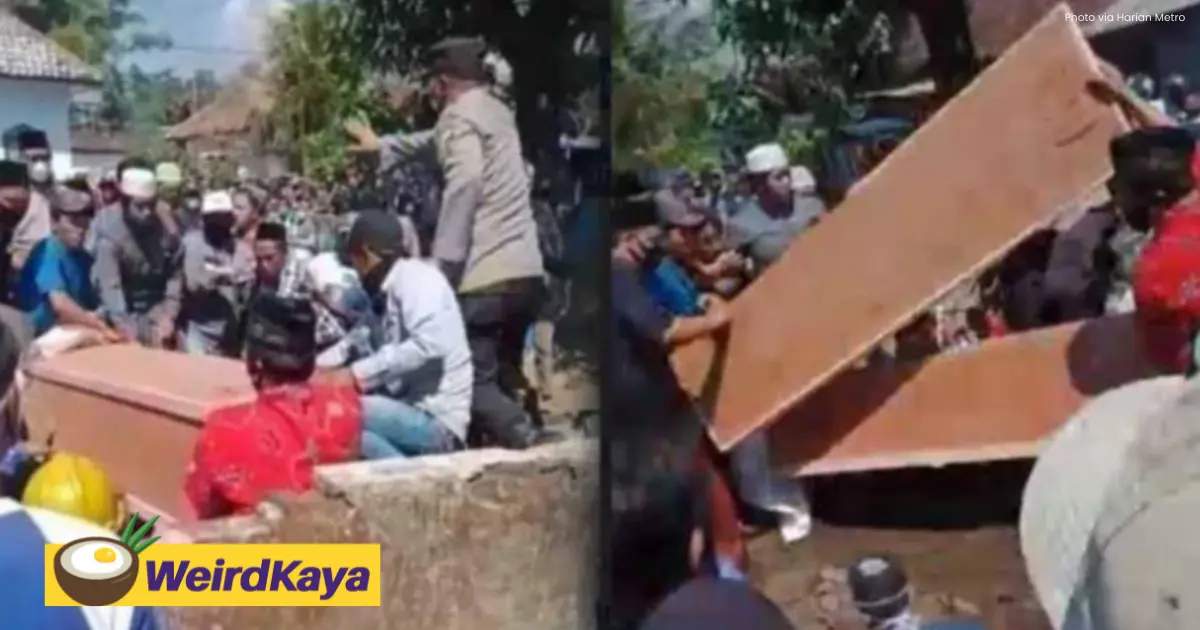 Covid victim's funeral descends into complete chaos over burial procedures | weirdkaya