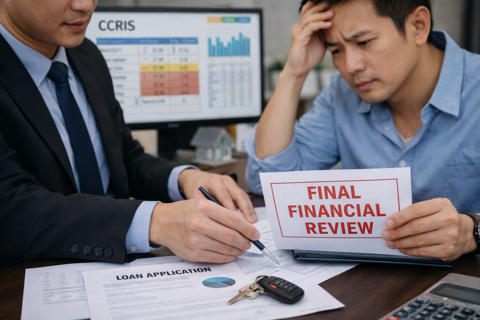 Banks still perform a final financial check