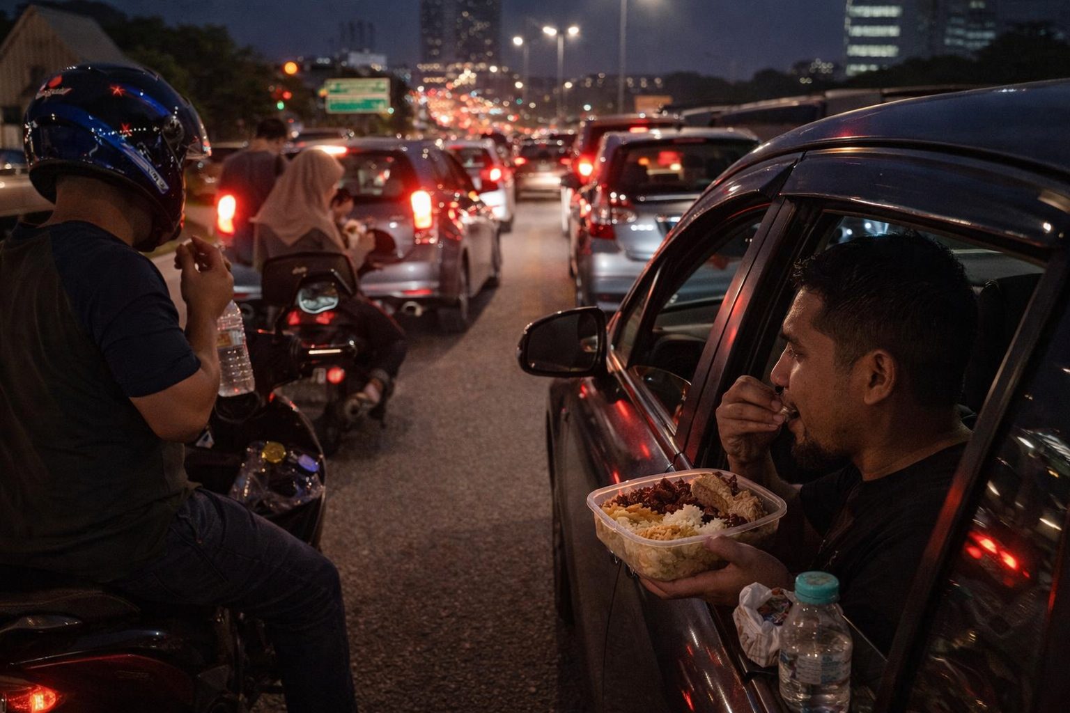 Breaking fast on the road