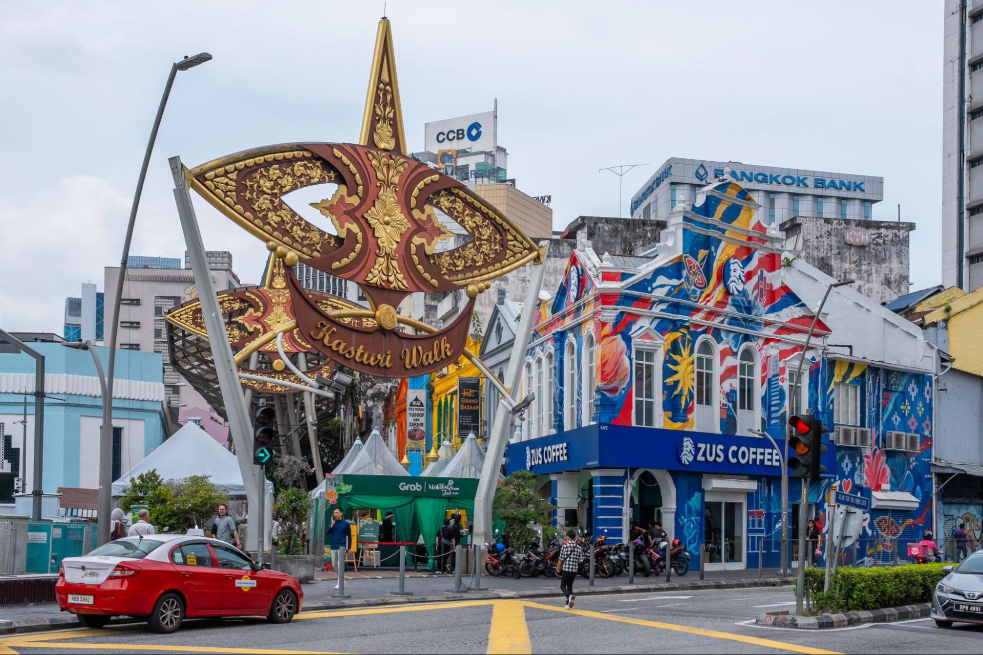Kl just got a giant pasar seni mural, but can you find all hidden lokal restaurants?.