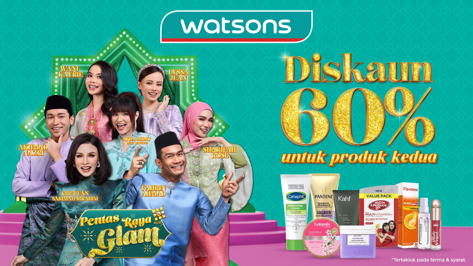 “why is everyone wearing different colours?!” picking the family’s baju raya colour isn’t easy in this watsons raya film.