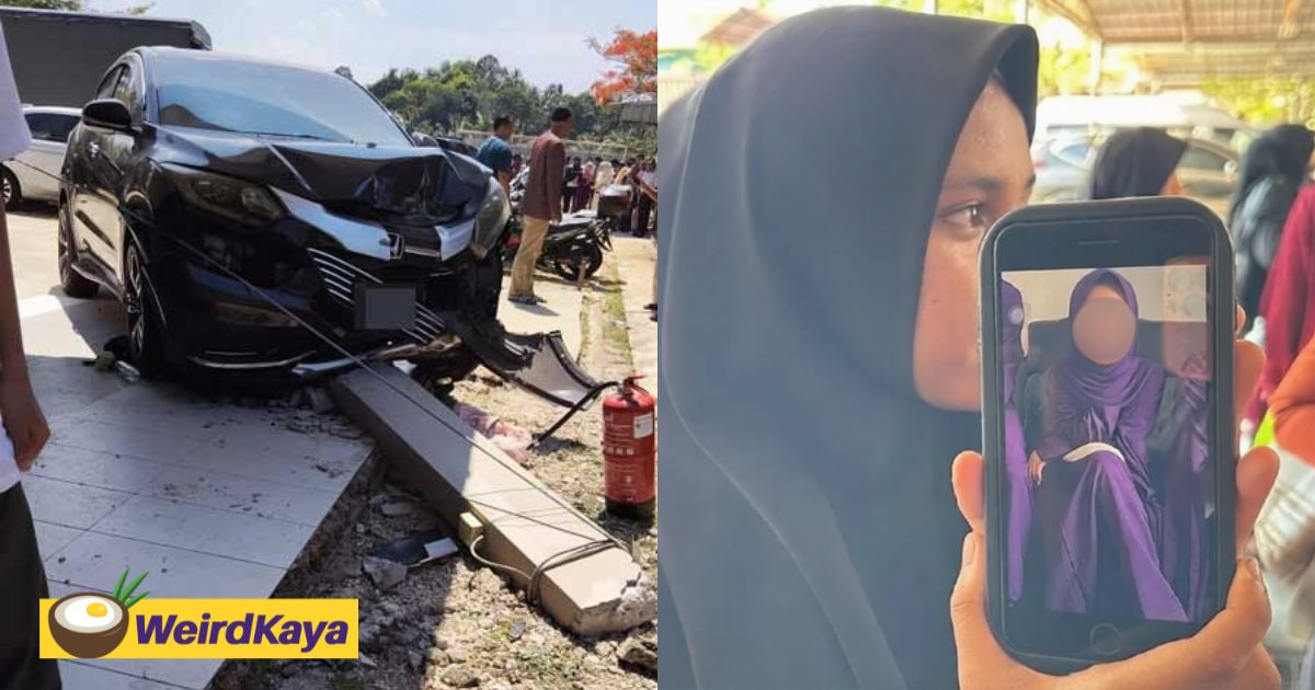 13yo M’sian Girl Knocked Down By Car After Teacher Steps On Gas Pedal By Mistake | WeirdKaya