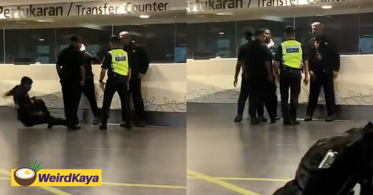 Foreign Man Pleads Guilty After Damaging KLIA Currency Exchange Counter, Injuring Guard | WeirdKaya