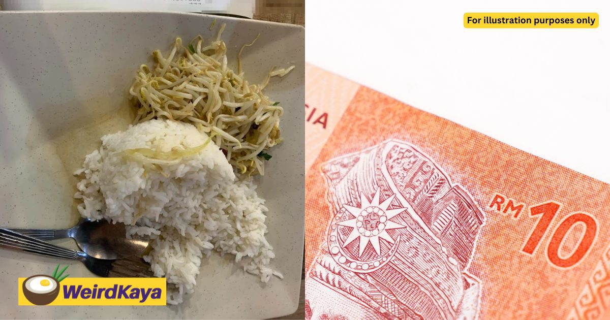“I Expected RM5–RM6” — M’sian Shocked After Paying RM10.90 For Rice & Taugeh | WeirdKaya