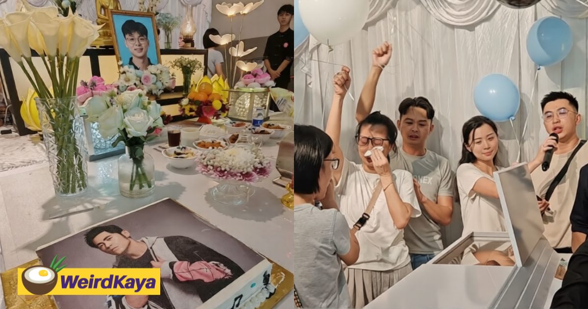 Family Holds Jay Chou ‘Concert’ Funeral For M’sian Who Died In Melaka Road Crash Alongside 2 Friends | WeirdKaya