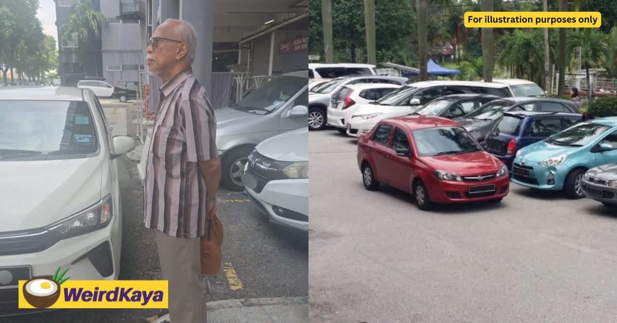 73yo M’sian Man Forced To Walk Home After Car Gets Blocked By Double-Parked Vehicle | WeirdKaya