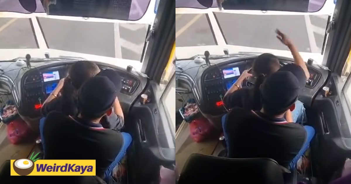 M’sian Man Who Drove Bus With Woman On His Lap Is Married, Say Police | WeirdKaya