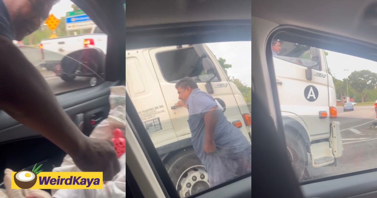 M’sian Uncle Gets Down From Lorry During Red Light To Gift Baby Cash, Touches Netizens’ Hearts | WeirdKaya