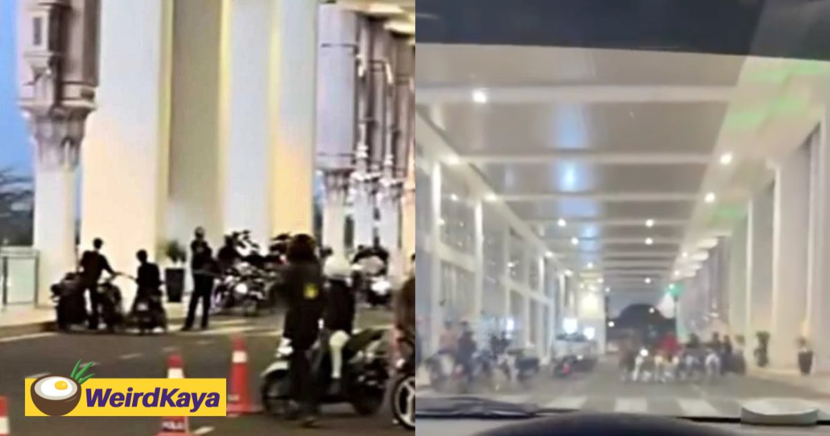 wk newly opened airport terminal in kelantan turns into ‘mat rempit’ racing spot