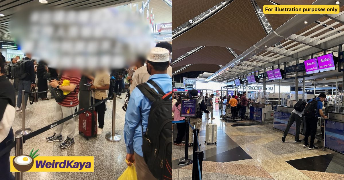 M’sian Traveller Calls Out KLIA Staff For Chatting During Peak Hours, Says It Left A Bad Impression | WeirdKaya