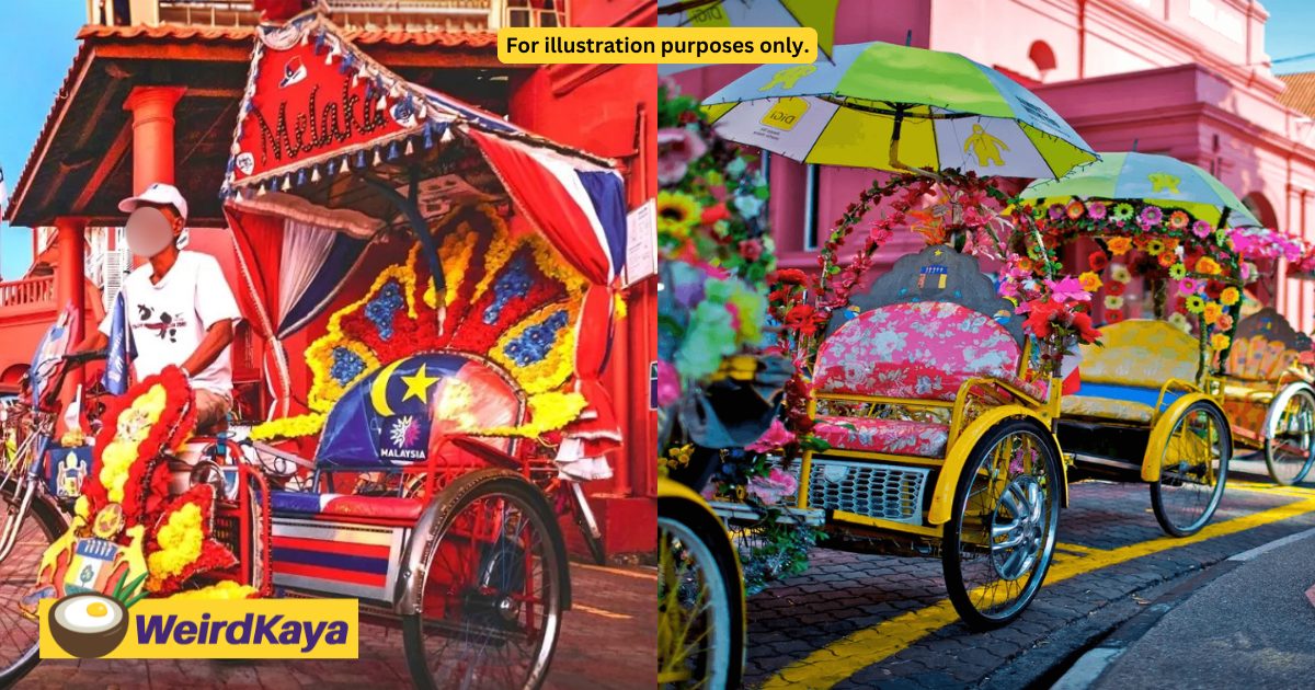 M’sian Woman Claims Trishaw Rider Demanded RM80 For Ride In Melaka | WeirdKaya