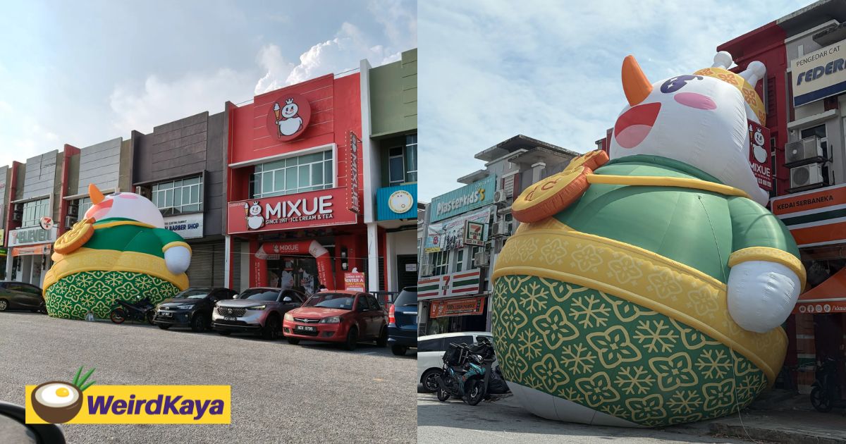 wk m'sian can’t stop laughing over ‘overweight’ mixue mascot in melaka