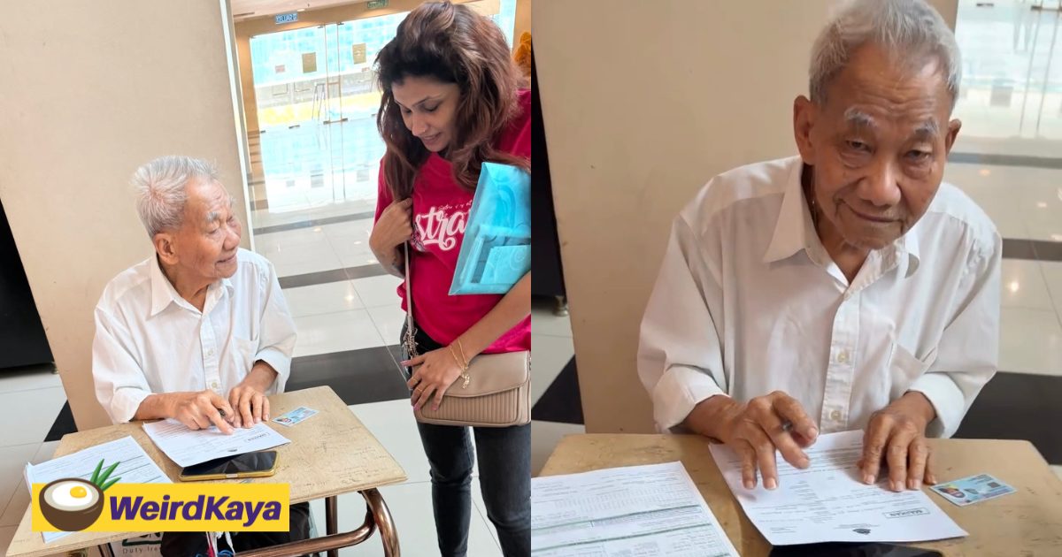 M’sian Man Charges As Low As RM5 To Help People Fill Up Forms At KDN Jalan Duta | WeirdKaya