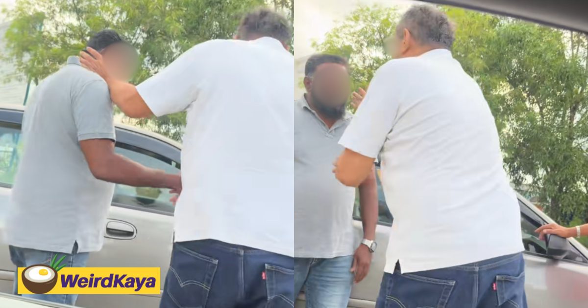 M’sian Men Argue By The Roadside, Then Make Peace After One Says Sorry To The Other | WeirdKaya