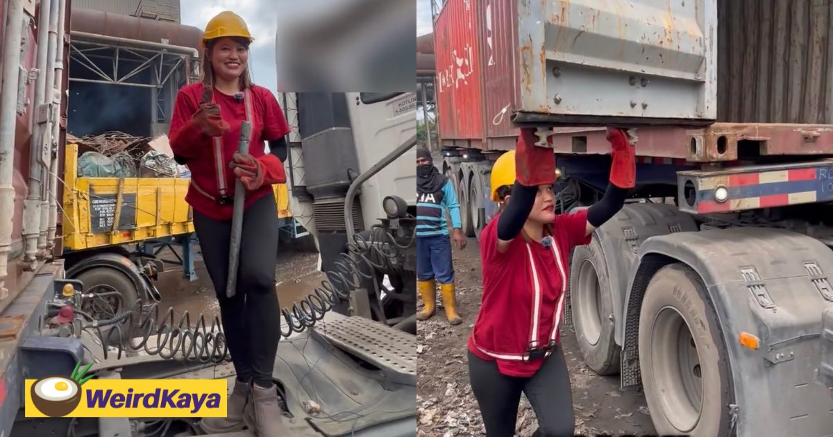 M’sian Woman Once Mocked For Doing “Men’s Job” Now Respected As Contena Truck Driver | WeirdKaya