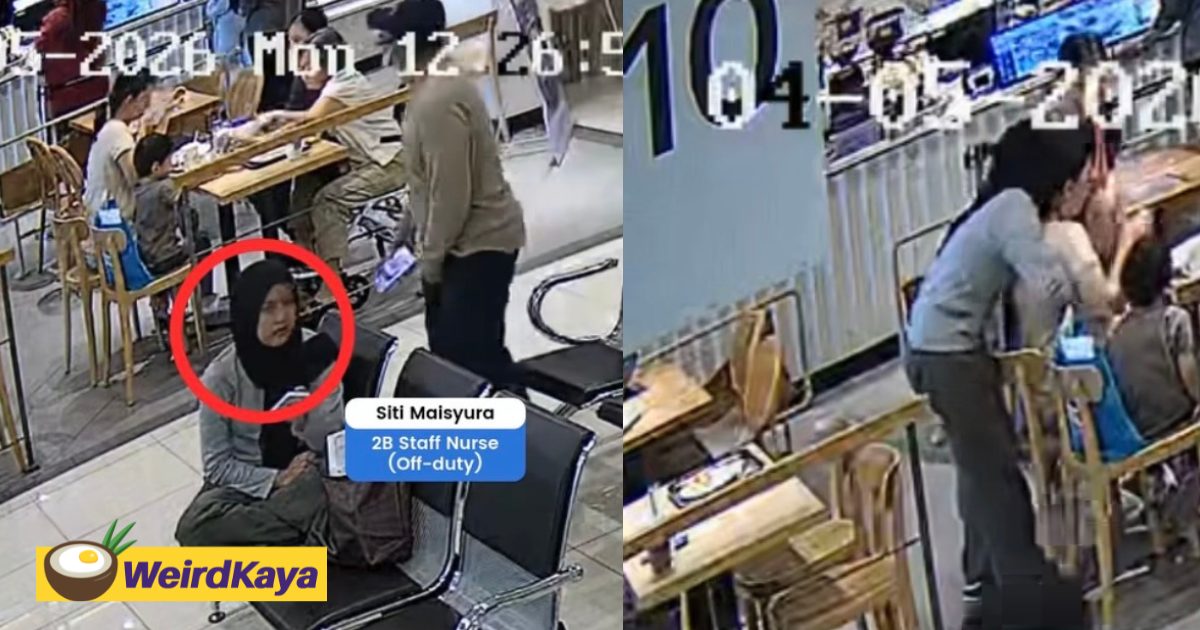 “Off Duty” But Still Saved A Life — M’sian Nurse Rushes To Help Woman Choking At Ipoh Hospital Café | WeirdKaya