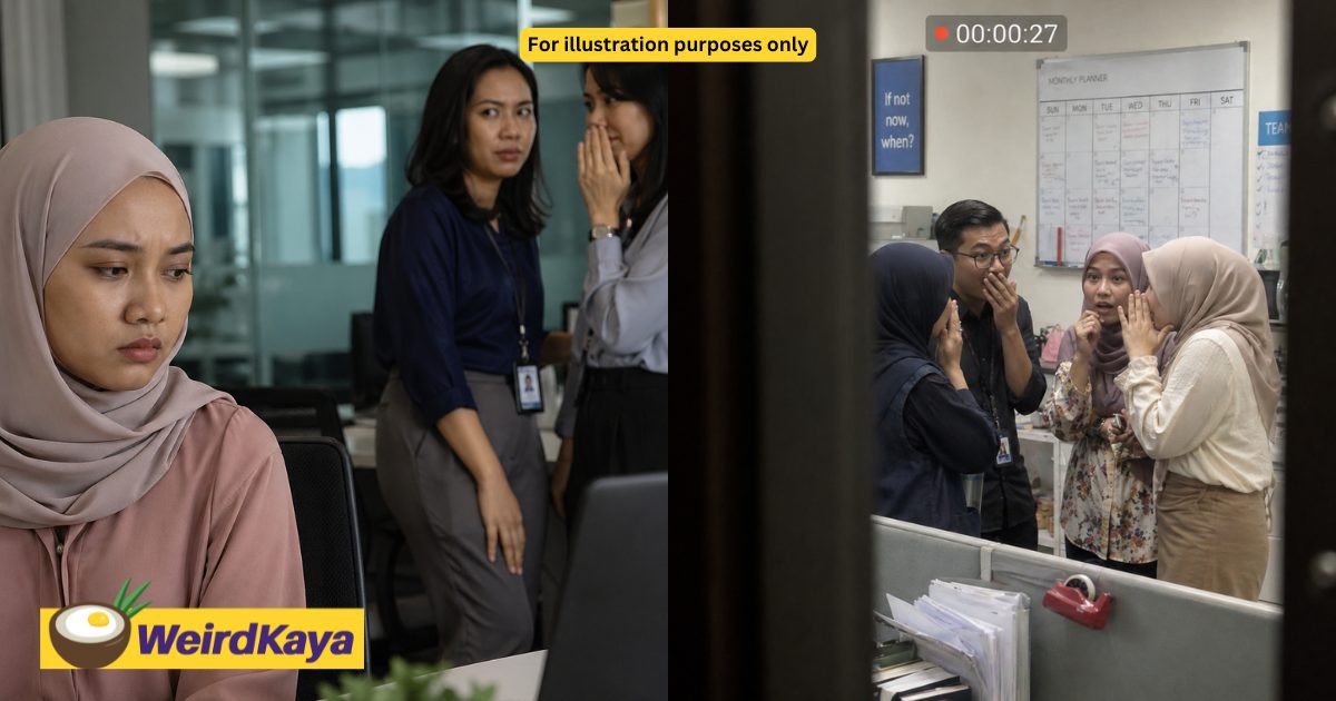 M’sian Woman Secretly Films Colleagues, Left Stunned Upon Seeing Them Badmouthing Her | WeirdKaya