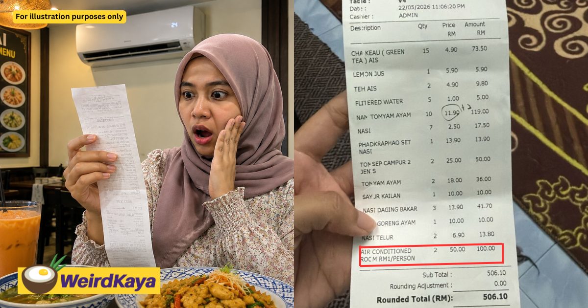 M’sian Woman Shocked After Being Charged RM100 For Aircond At Restaurant | WeirdKaya