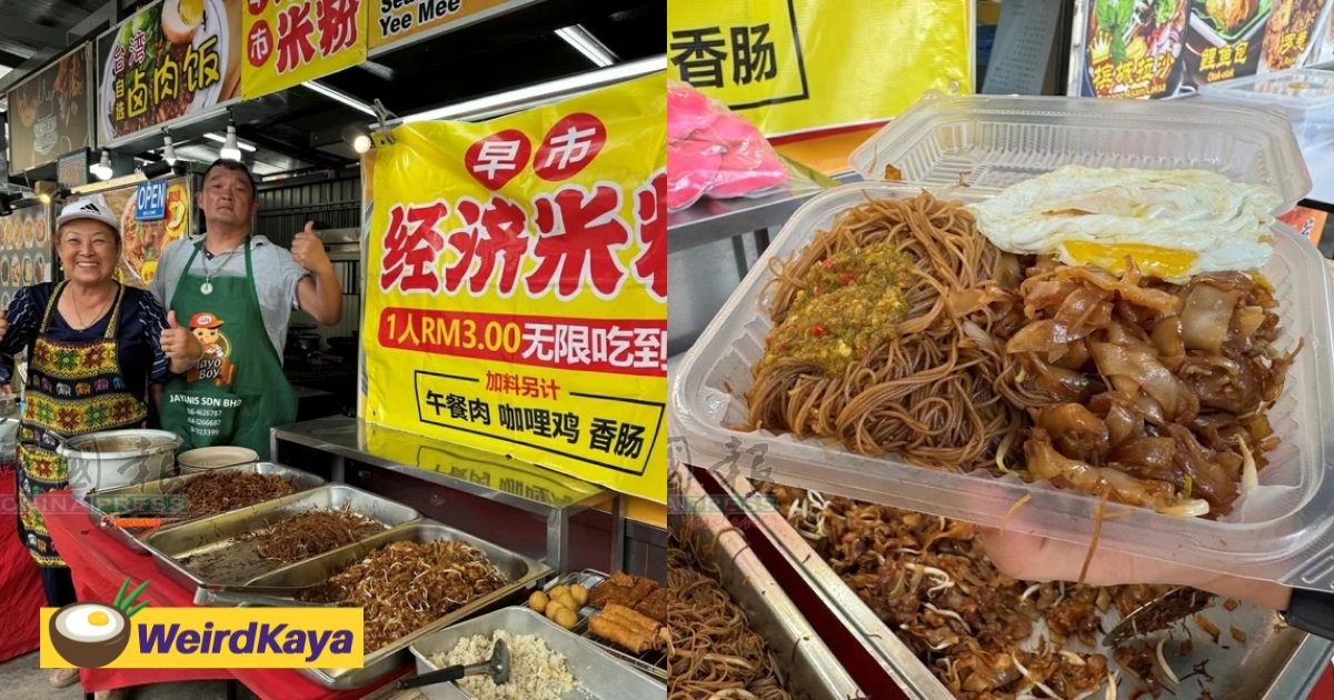 M'sian Ex-Chef Serves RM3 'All-You-Can-Eat' Meals, Says It's His Way Of Giving Back To Society | WeirdKaya