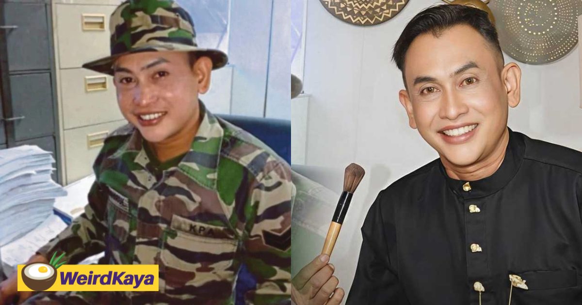 Retired M’sian Soldier Now Works As Bridal Makeup Artist To Support Wife & 4 Kids | WeirdKaya