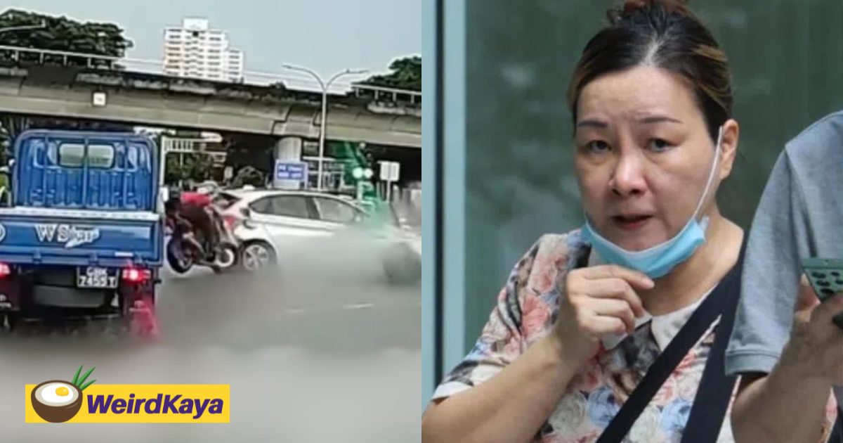 SG Woman Allegedly Goes Shopping In JB After Hitting Motorcyclist With Car | WeirdKaya