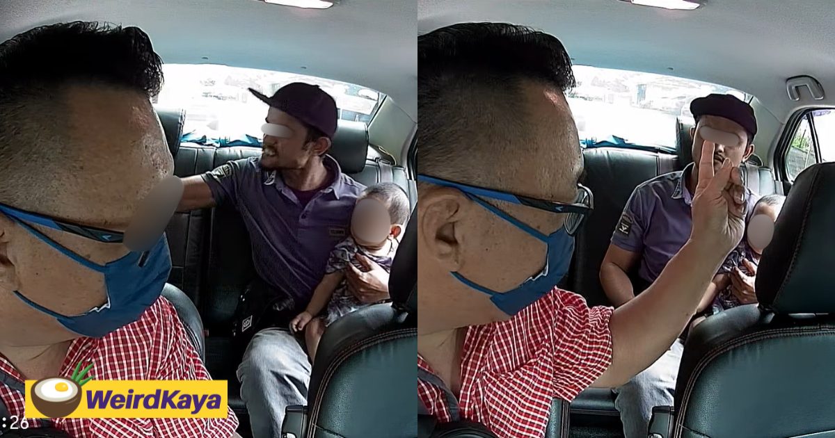 Man Slaps Wife Amid Heated Dispute Over RM7 Fare With M’sian E-Hailing Driver, Gets Booted Out | WeirdKaya