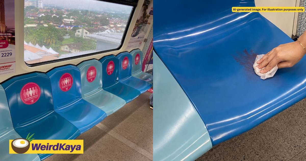Woman Witnesses Wholesome Moment WIth M’sians Giving Wet Tissues To Clean Period Stain On MRT Seat | WeirdKaya