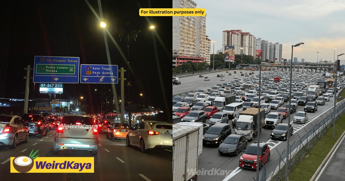 ‘8 Hours From JB To KL’ – Long Weekend Causes Jam Across Major Highways | WeirdKaya