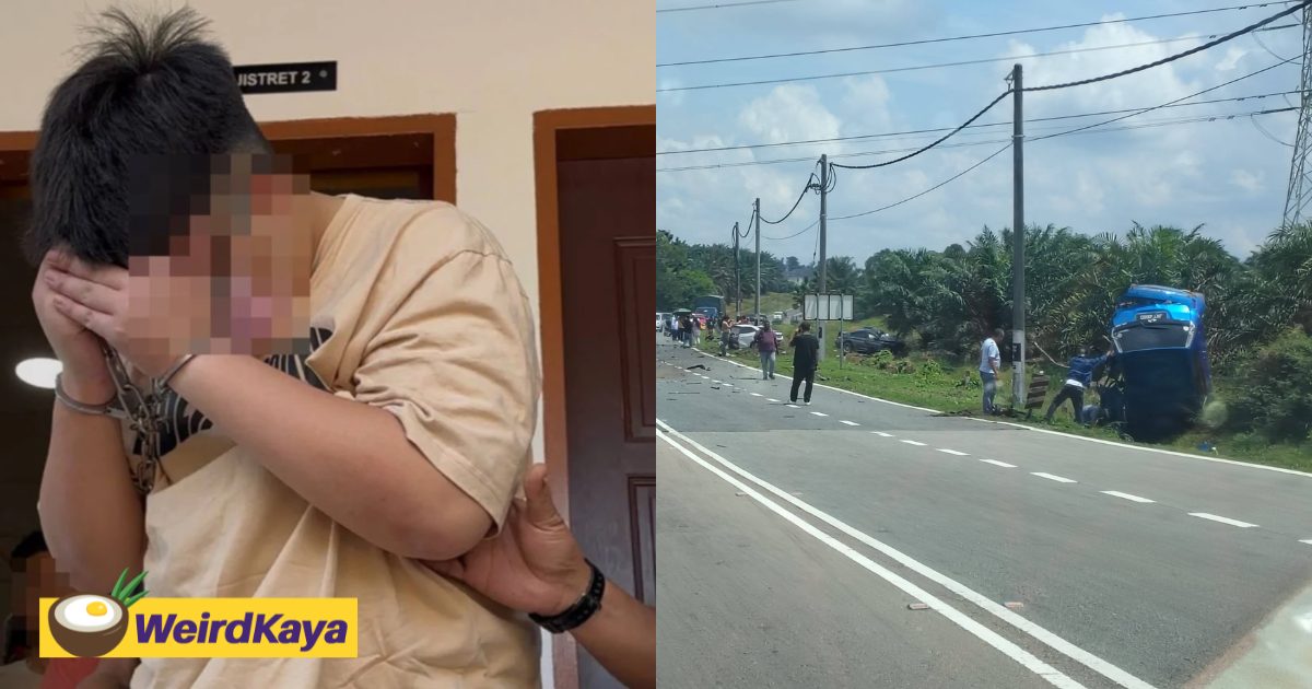 19yo Mercedes Driver Studying In S’pore Remanded For Alleged Role In Fatal Johor 5-Vehicle Crash | WeirdKaya