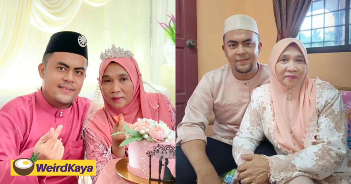 M’sian Woman, 64, Weds 27yo Man, Says She Saw Him As A Son At First | WeirdKaya