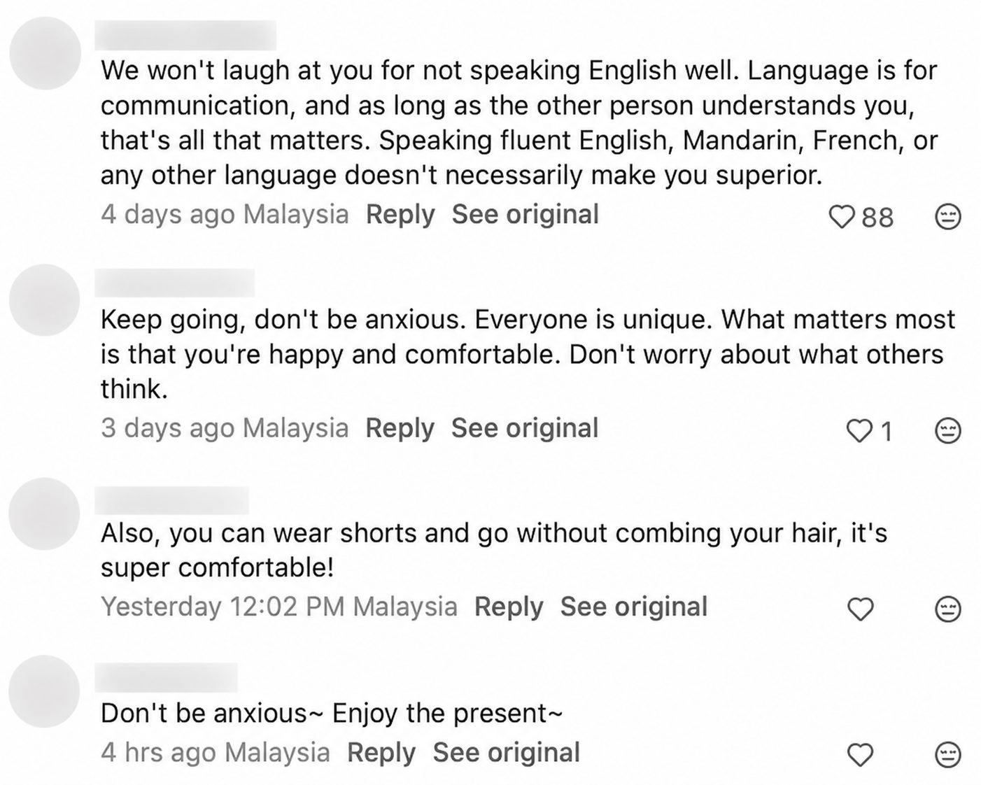 wk comment ‘m’sians are so chill’ — foreign student says living in m’sia taught her that it’s okay to be imperfect