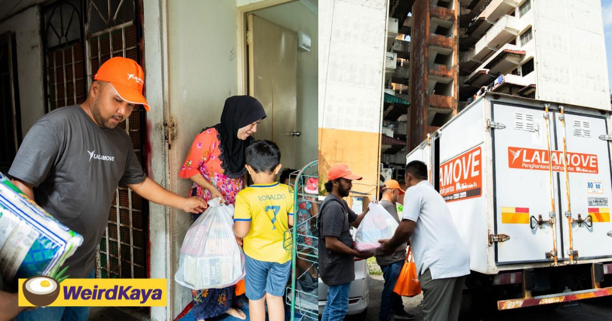 Lalamove Launches ‘Moves That Bring You Home’ To Deliver Essential Goods To 16 Urban Families In KL | WeirdKaya
