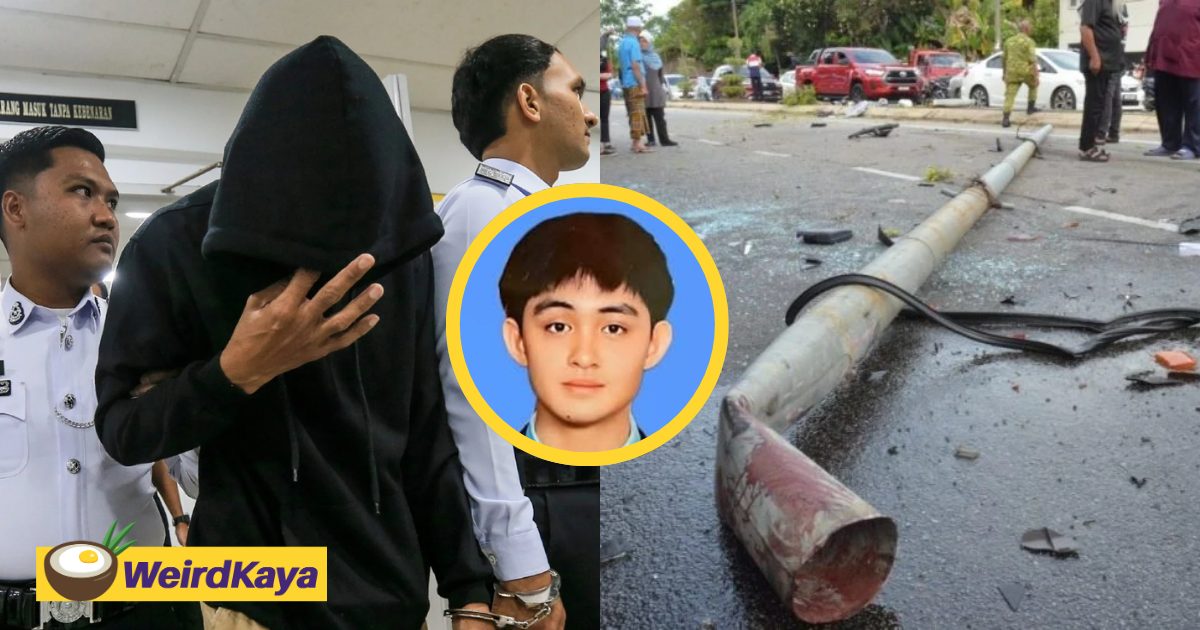 M’sian Trader Pleads Not Guilty To Crash Which Saw Lamp Post Cutting Off 18yo’s Head | WeirdKaya