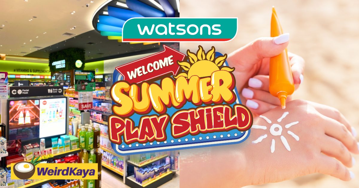 Malaysia’s UV Is No Joke, But Thankfully Watsons Summer Shield Is Back To Keep Your Skin Protected | WeirdKaya