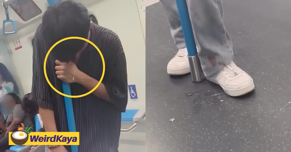 Man Spotted Behaving Like “Zombie” On MRT, Netizens Suspect It Was Allegedly Due To “Piu Piu Vape” | WeirdKaya