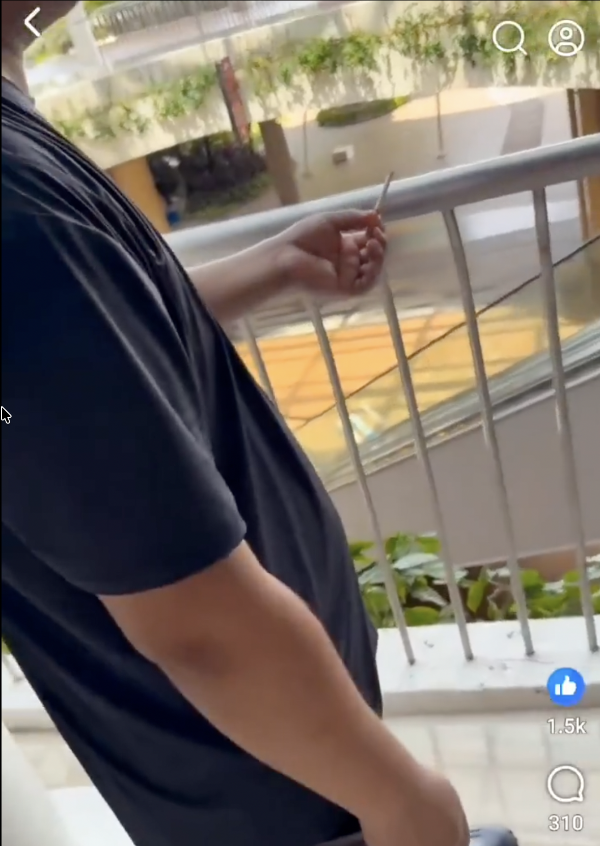 wk man from china smoking