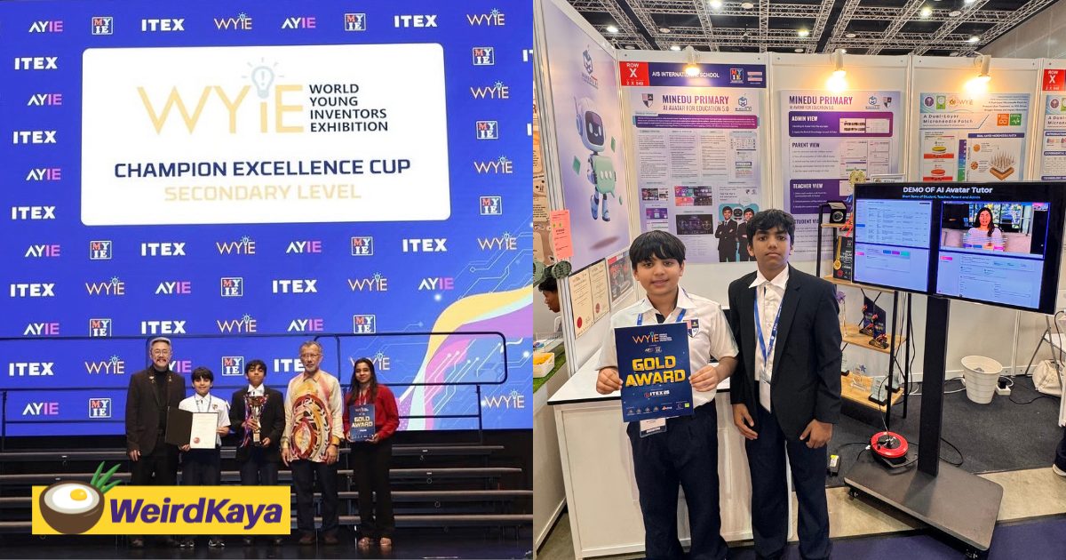 M’sian Brothers Win Highest Invention Award at WYIE 2026 for AI Education Innovation | WeirdKaya