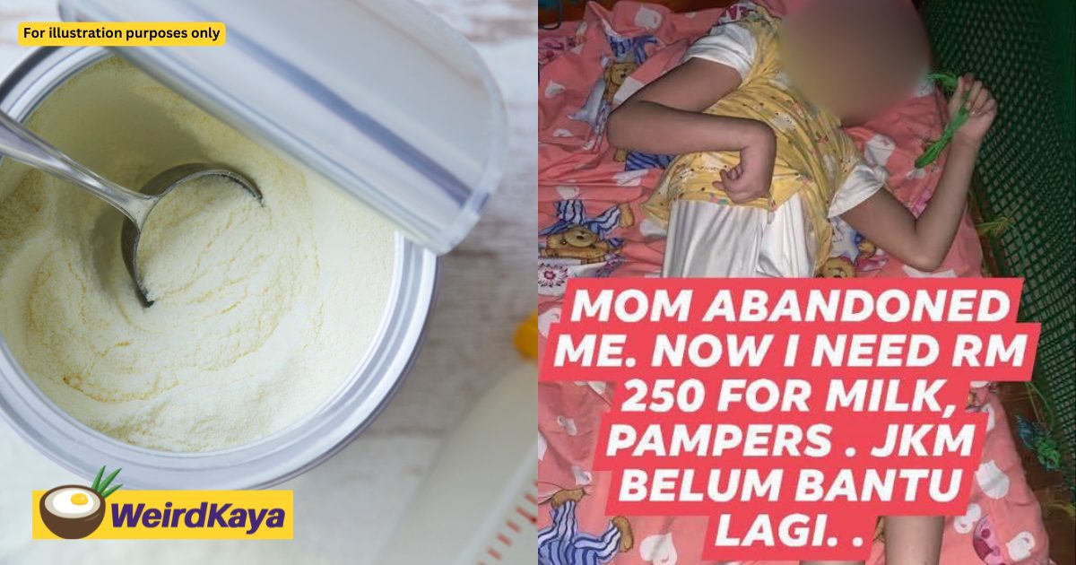 M’sian Mum Allegedly Abandons Special Needs Child Who Desperately Needs Milk Formula & Diapers | WeirdKaya