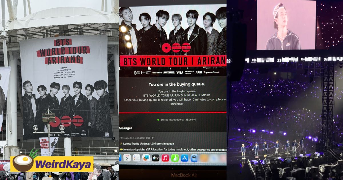 Over 1.3mil Fans Queue Online For BTS M’sian Concert Presale | WeirdKaya