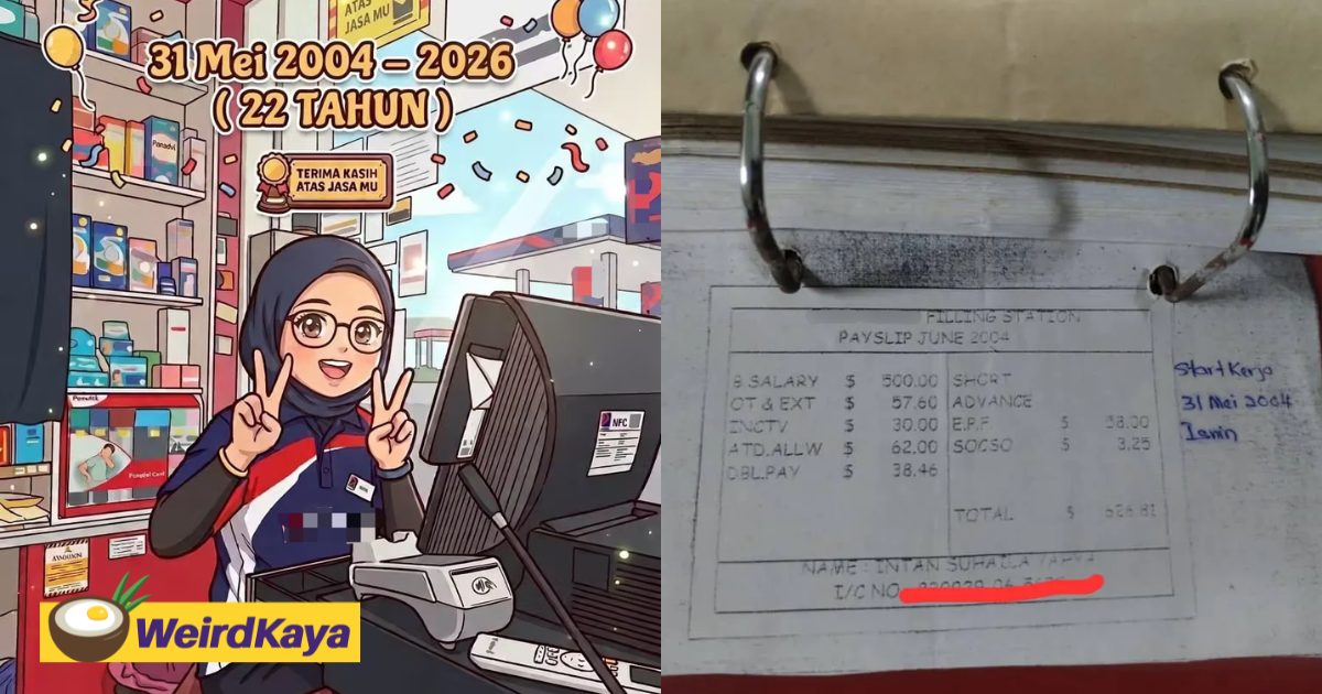 M’sians Shocked After Single Mum Reveals She Earns Less Than RM2.5K After Working For 22 Years At Petrol Station | WeirdKaya