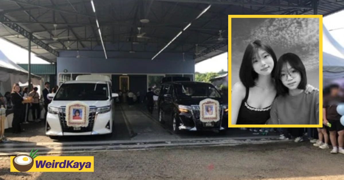 'They're Not Dead Yet, Find A Doctor!': Mum Of Sisters Killed In Johor Fire Breaks Down At Final Send-Off | WeirdKaya