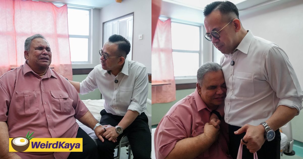 Steven Sim Pays For Blind Ex-Lecturer’s RM20k Surgery After Learning He Had Colon Cancer | WeirdKaya